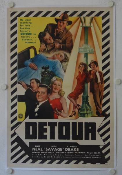 Detour original release US Onesheet movie poster